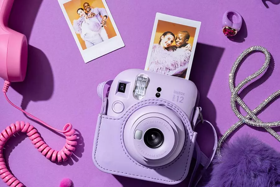 Pokrowiec FujiFilm do Instax mini 12 lilac purple